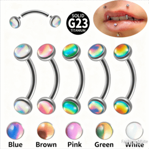 Titanium  Internal Eyebrow Piercing FME0006